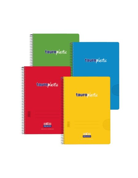 Cuaderno Folio Tauro Plastic 90gr